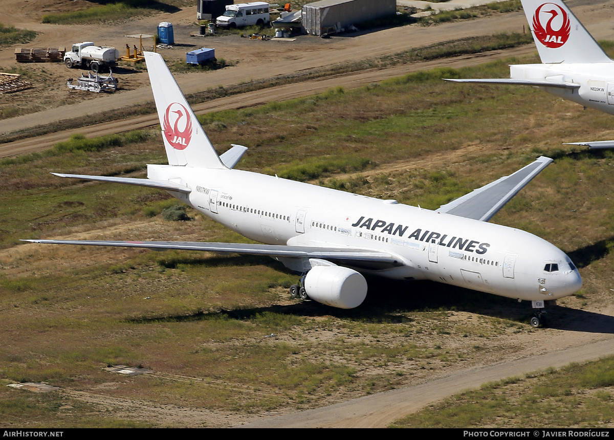 Aircraft Photo of N807KW | Boeing 777-289 | Japan Airlines - JAL | AirHistory.net #687588