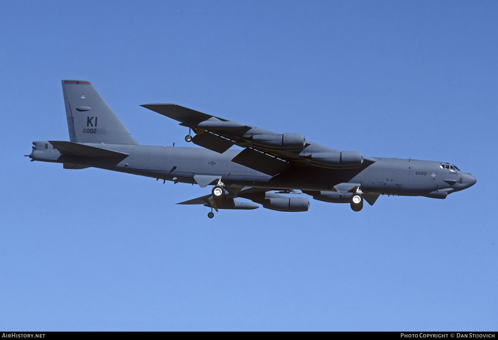 Aircraft Photo of 60-0002 / AF60-002 | Boeing B-52H Stratofortress | USA - Air Force | AirHistory.net #687593