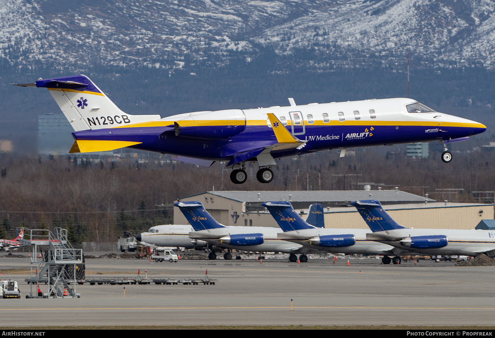 Aircraft Photo of N129CB | Learjet 45XR | Airlift Northwest - UW Medicine | AirHistory.net #687617