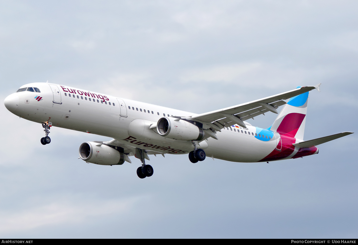 Aircraft Photo of D-AIDP | Airbus A321-231 | Eurowings | AirHistory.net #687621
