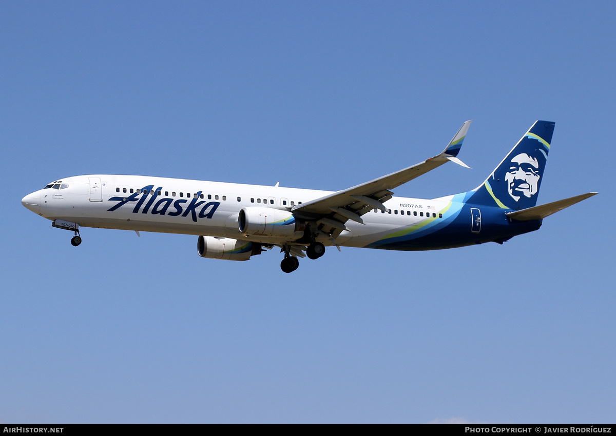 Aircraft Photo of N307AS | Boeing 737-990 | Alaska Airlines | AirHistory.net #687636