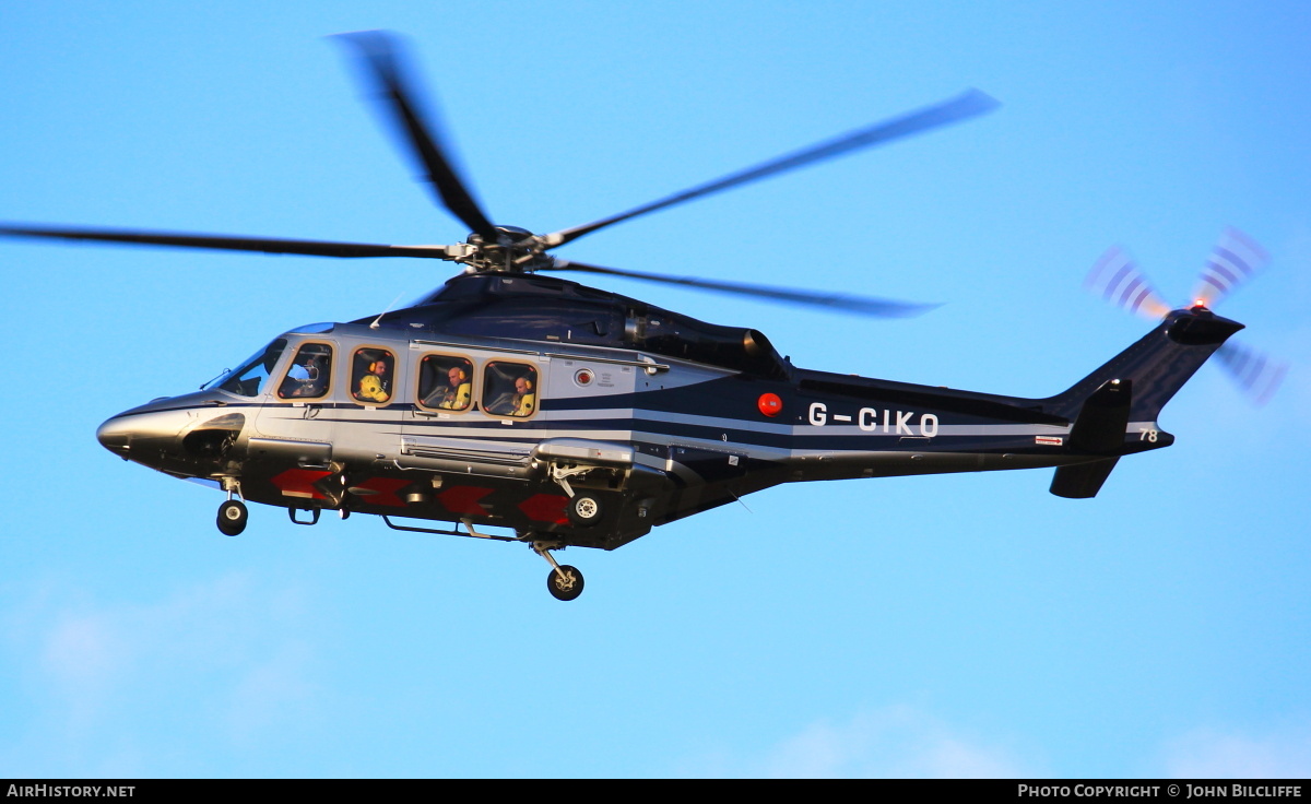 Aircraft Photo of G-CIKO | AgustaWestland AW-139 | Bristow Helicopters | AirHistory.net #687641