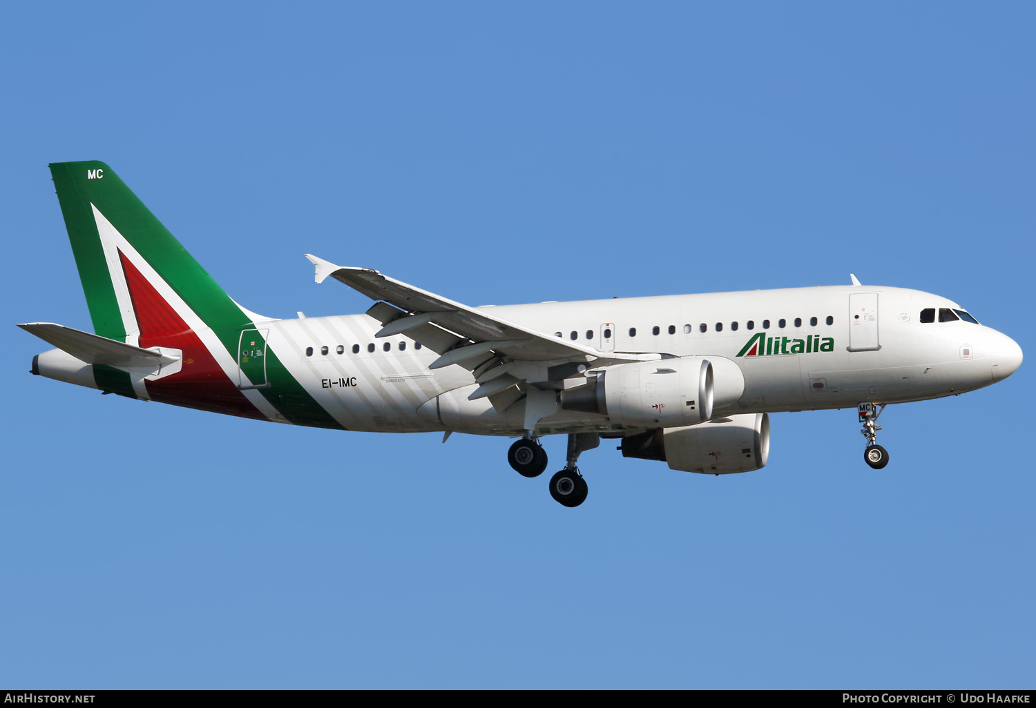Aircraft Photo of EI-IMC | Airbus A319-112 | Alitalia | AirHistory.net #687656