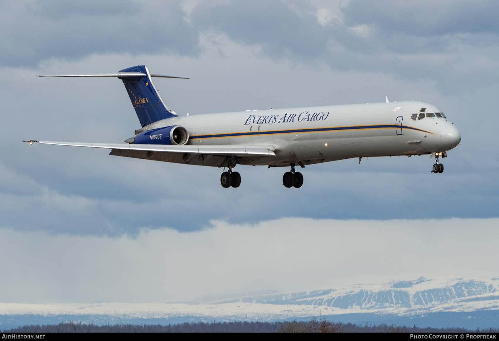 Aircraft Photo of N962CE | McDonnell Douglas MD-83/SF (DC-9-83) | Everts Air Cargo | AirHistory.net #687680