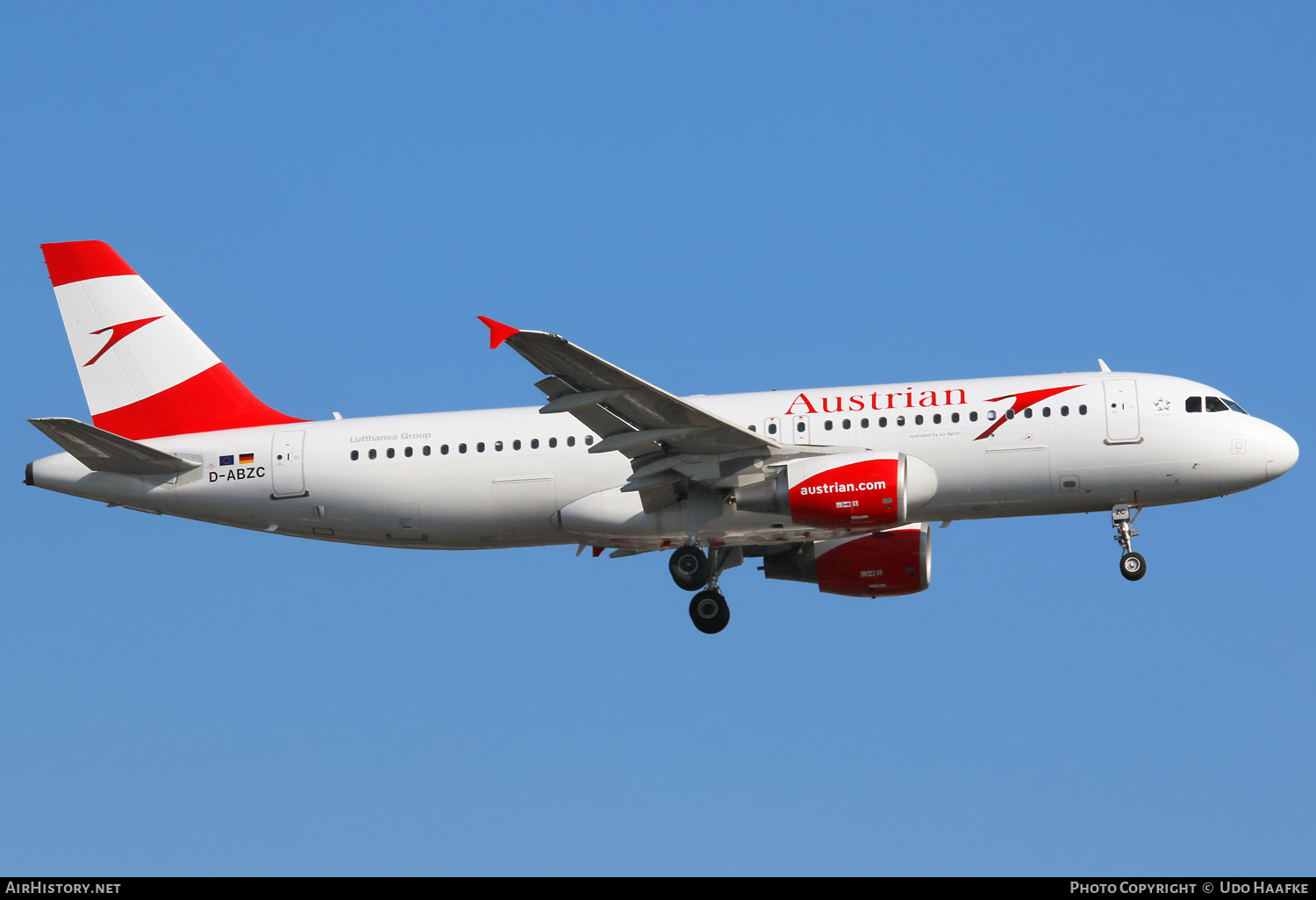 Aircraft Photo of D-ABZC | Airbus A320-216 | Austrian Airlines | AirHistory.net #687694