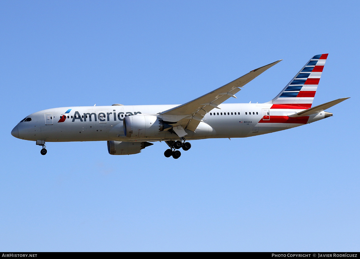 Aircraft Photo of N812AA | Boeing 787-8 Dreamliner | American Airlines | AirHistory.net #687727