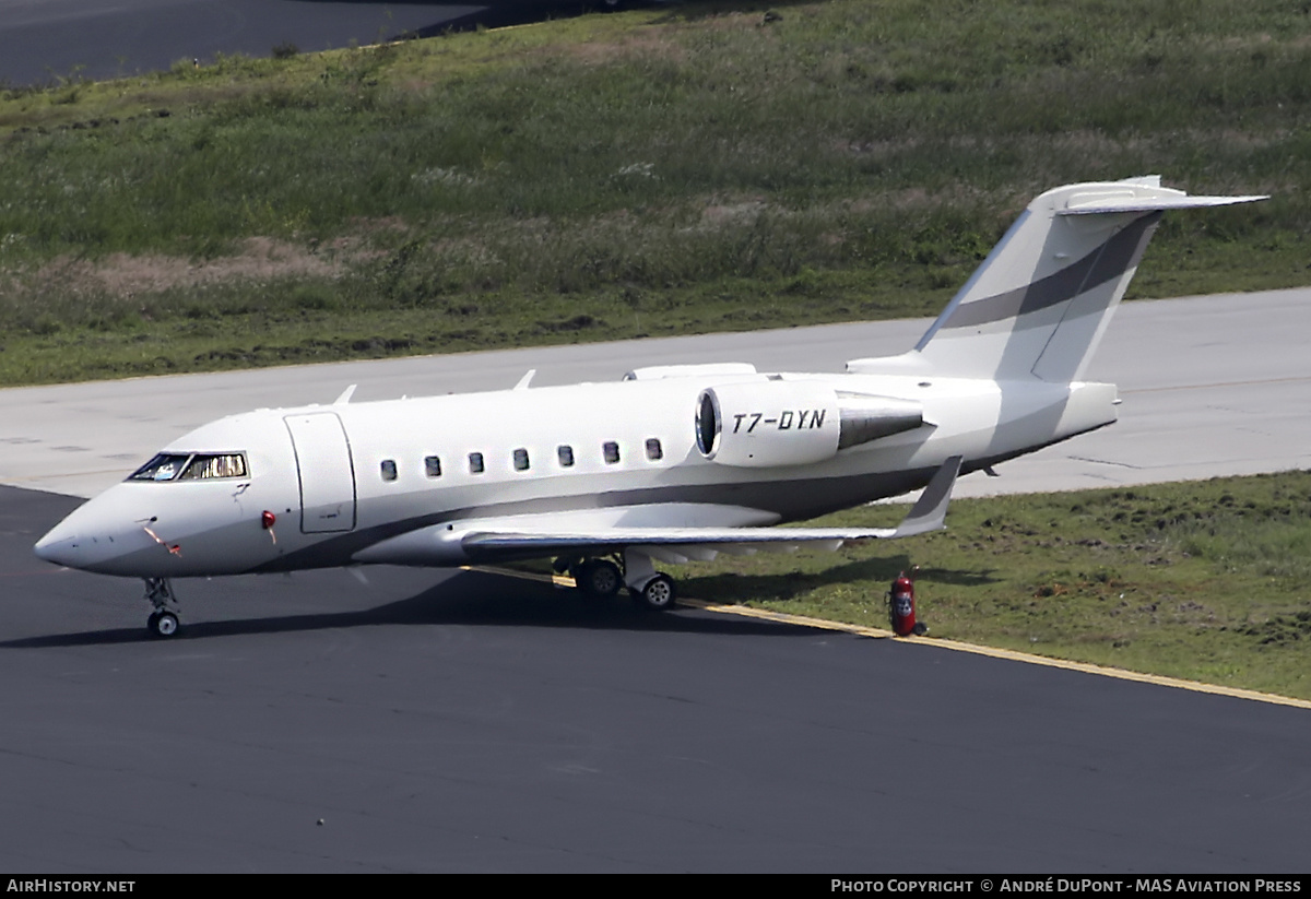 Aircraft Photo of T7-DYN | Bombardier Challenger 604 (CL-600-2B16) | AirHistory.net #687775