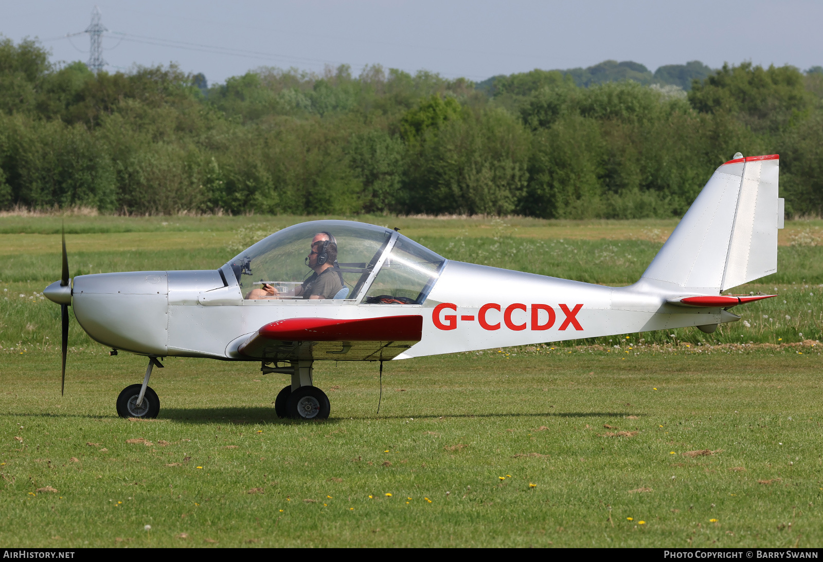 Aircraft Photo of G-CCDX | Evektor-Aerotechnik EV-97 Eurostar | AirHistory.net #687805