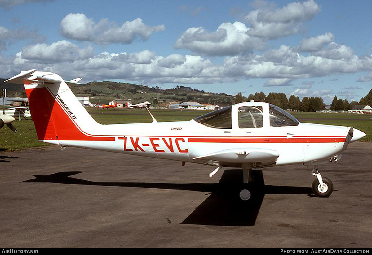 Aircraft Photo of ZK-EVC | Piper PA-38-112 Tomahawk II | AirHistory.net #687815