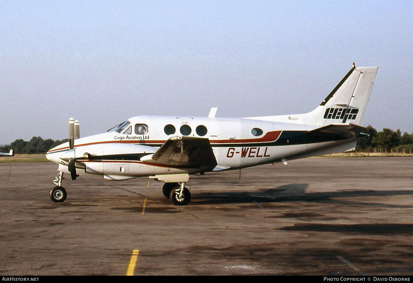 Aircraft Photo of G-WELL | Beech E90 King Air | Cega Aviation | AirHistory.net #687828