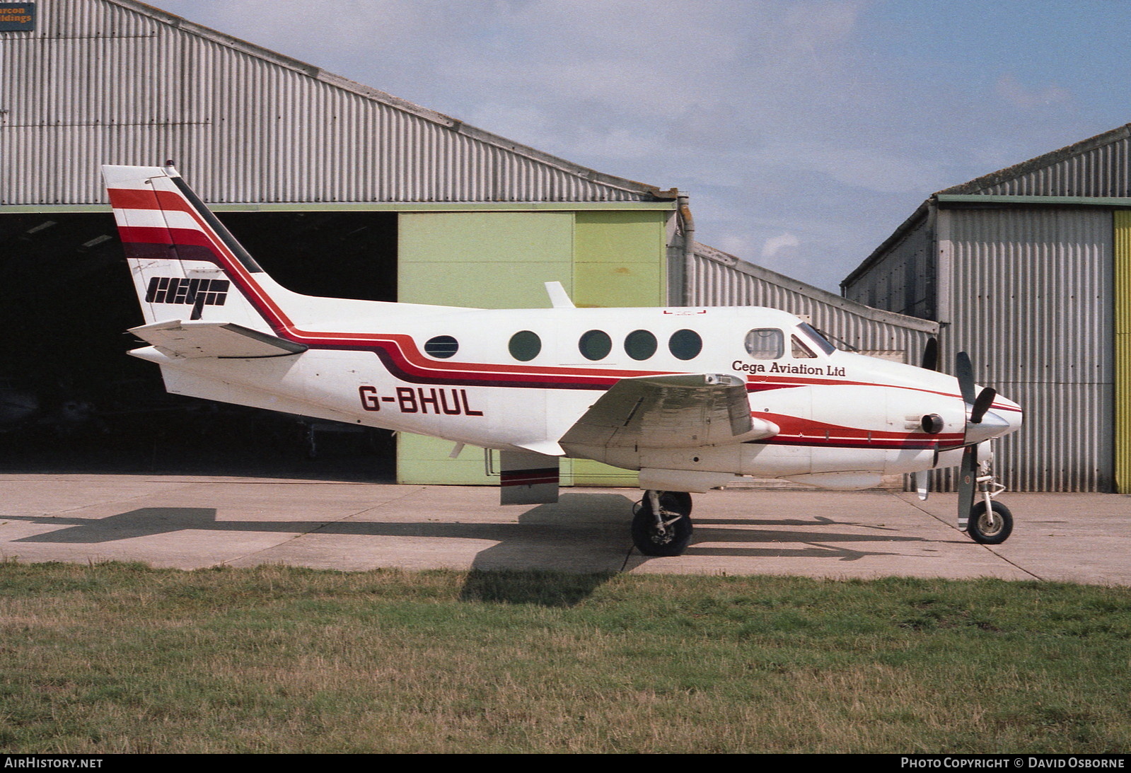 Aircraft Photo of G-BHUL | Beech E90 King Air | Cega Aviation | AirHistory.net #687835