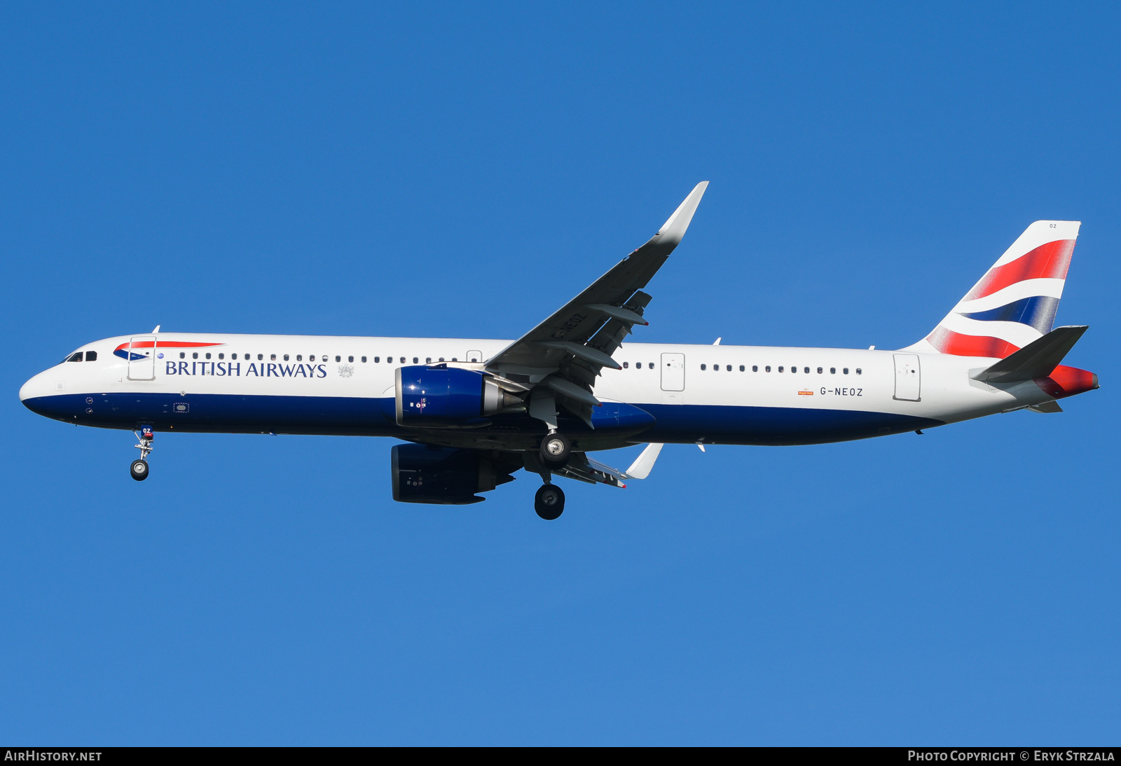 Aircraft Photo of G-NEOZ | Airbus A321-251NX | British Airways | AirHistory.net #687911