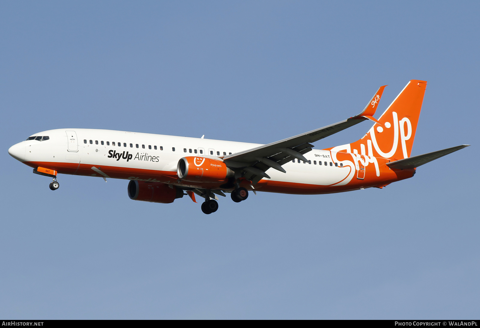 Aircraft Photo of 9H-SAT | Boeing 737-8Q8 | SkyUp Airlines | AirHistory.net #687922