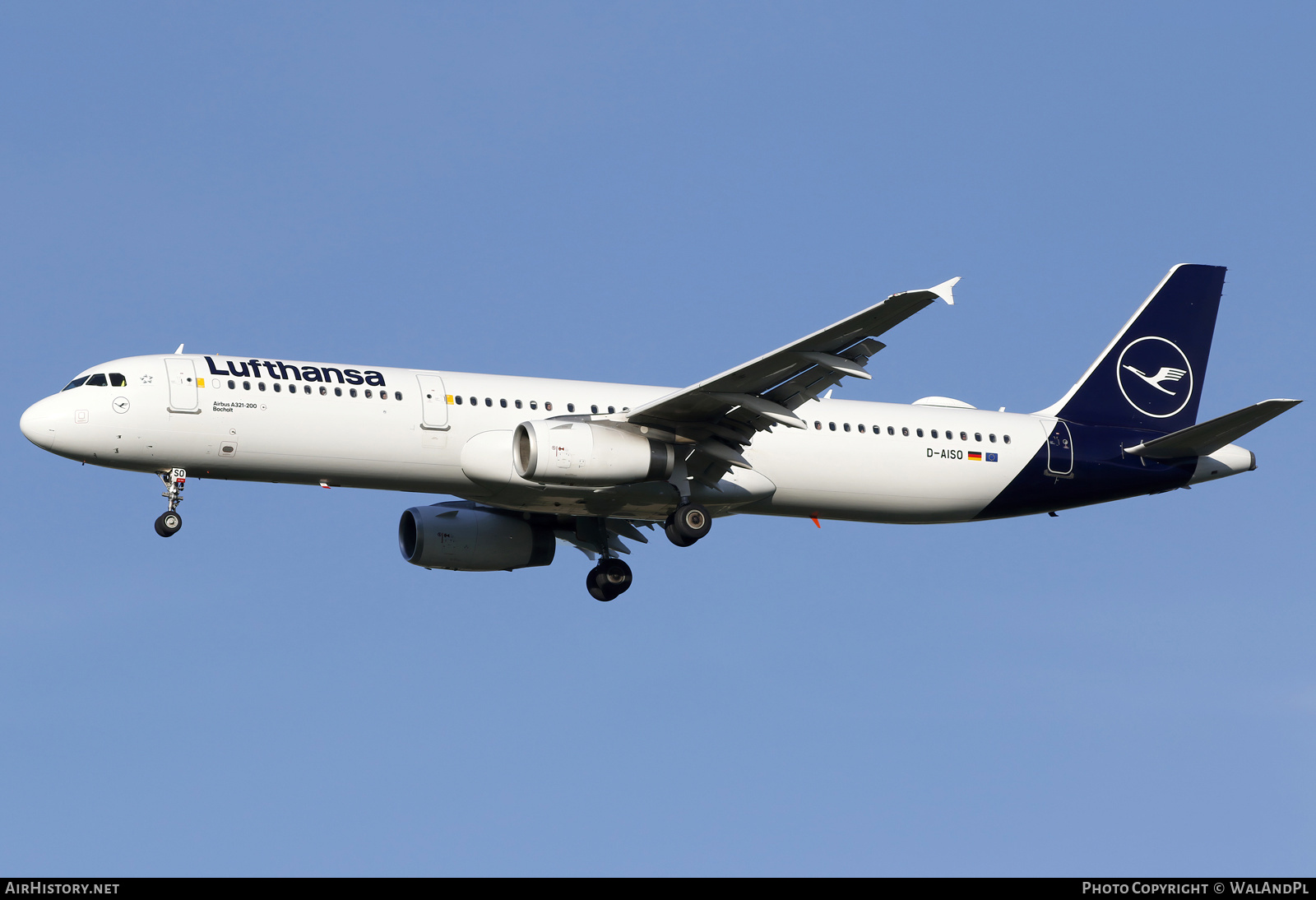 Aircraft Photo of D-AISO | Airbus A321-231 | Lufthansa | AirHistory.net #687924