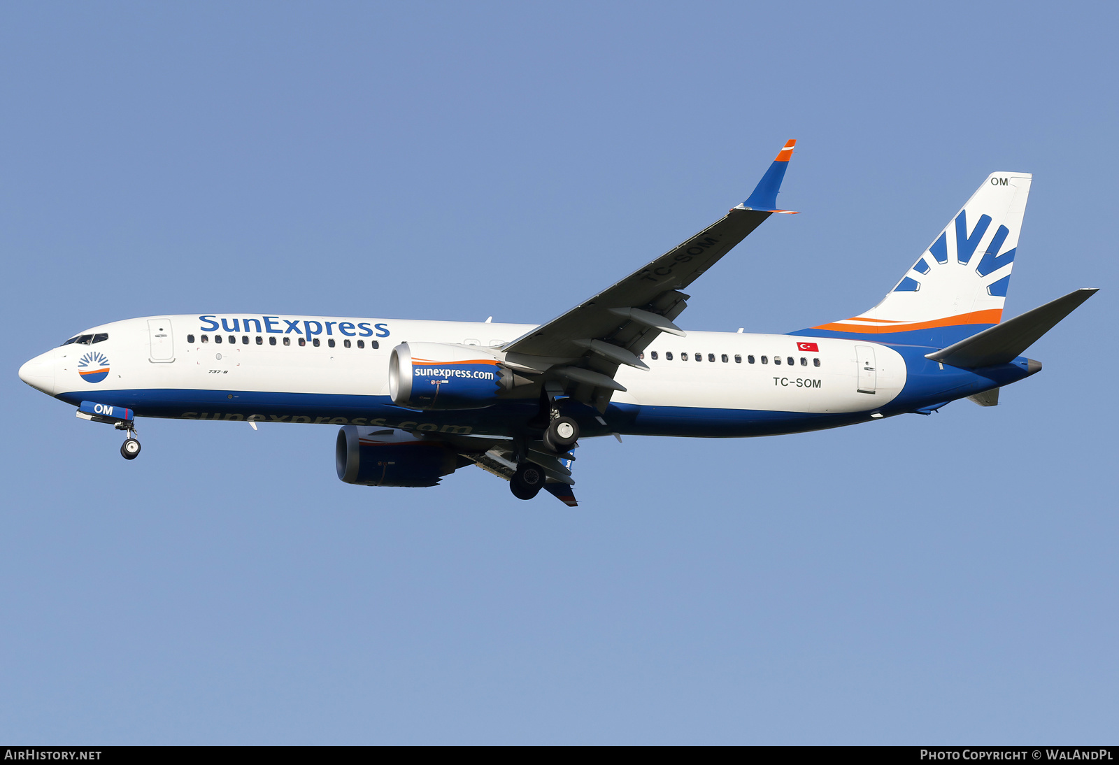 Aircraft Photo of TC-SOM | Boeing 737-8 Max 8 | SunExpress | AirHistory.net #687937