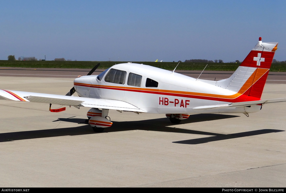 Aircraft Photo of HB-PAF | Piper PA-28-180 Cherokee Archer | AirHistory.net #687942
