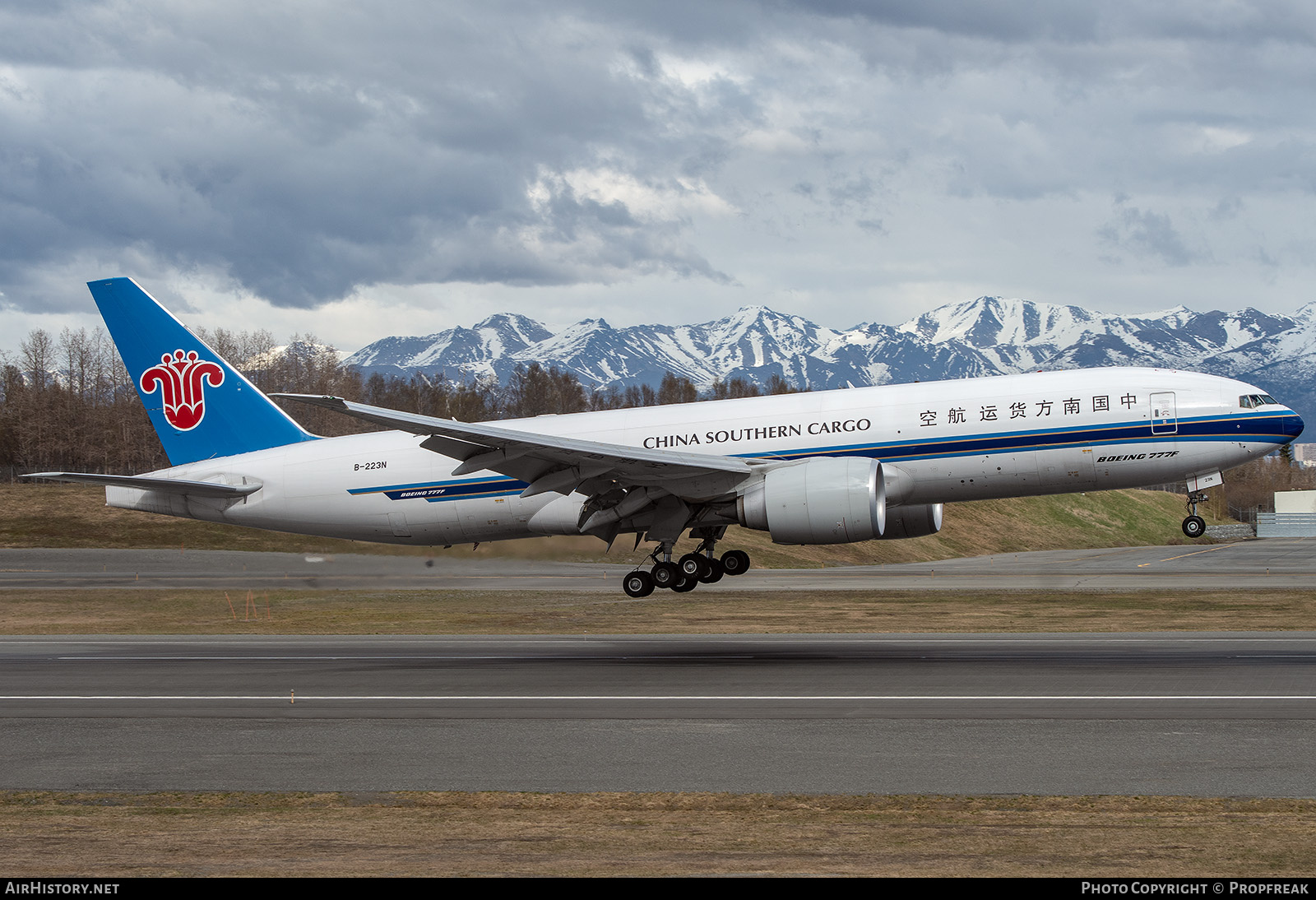 Aircraft Photo of B-223N | Boeing 777-F | China Southern Airlines Cargo | AirHistory.net #687974