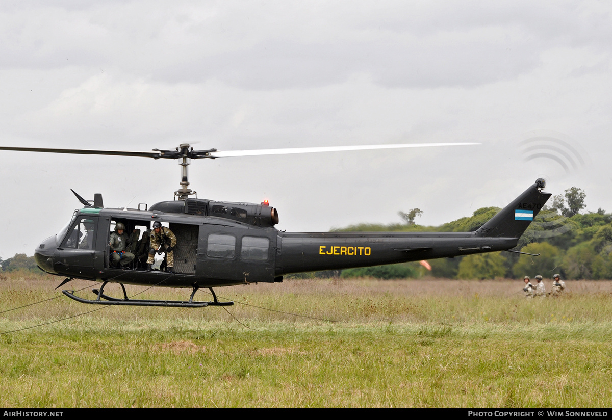 Aircraft Photo of AE-470 | Bell UH-1H Iroquois | Argentina - Army | AirHistory.net #687985