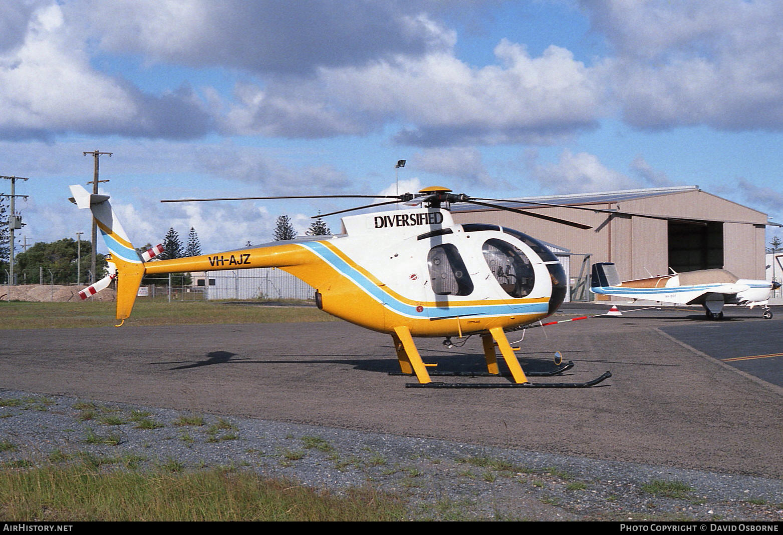 Aircraft Photo of VH-AJZ | Hughes 500D (369D) | Diversified Mineral Resources | AirHistory.net #688011