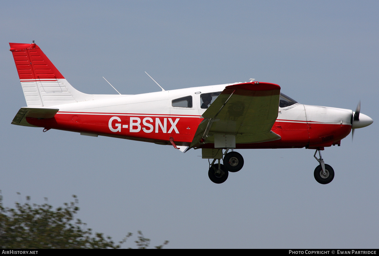 Aircraft Photo of G-BSNX | Piper PA-28-181 Archer II | AirHistory.net #688030