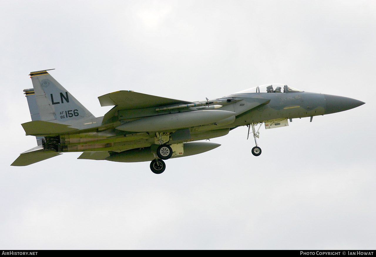 Aircraft Photo of 86-0156 / AF86-156 | McDonnell Douglas F-15C Eagle | USA - Air Force | AirHistory.net #688033