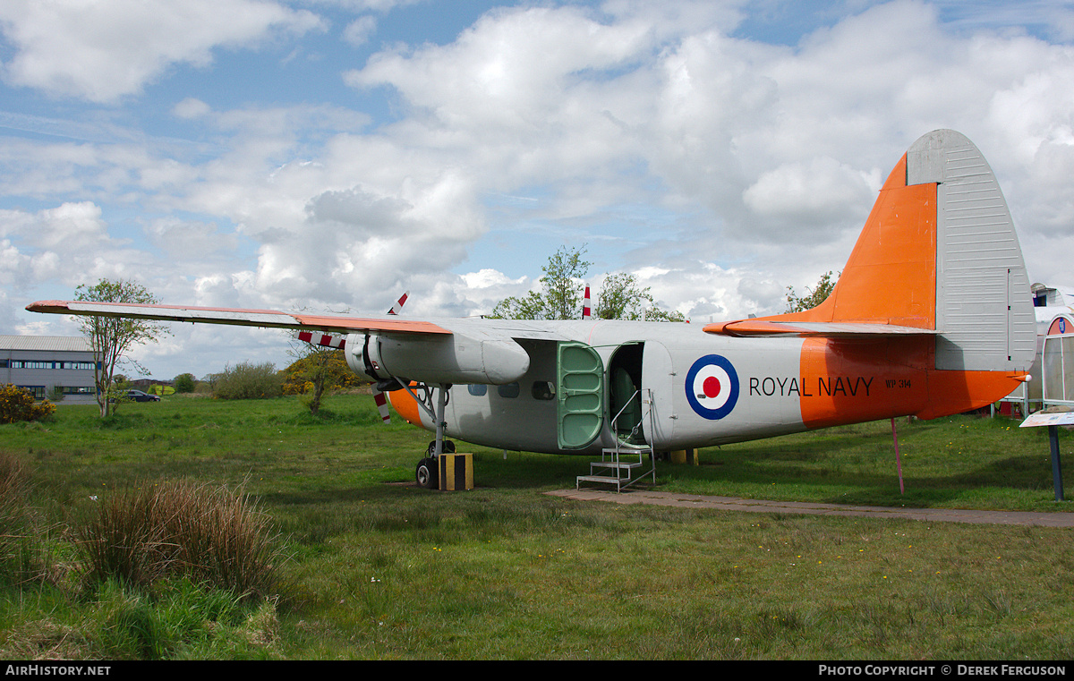 Aircraft Photo of WP314 | Percival P.57 Sea Prince T.1 | UK - Navy | AirHistory.net #688049