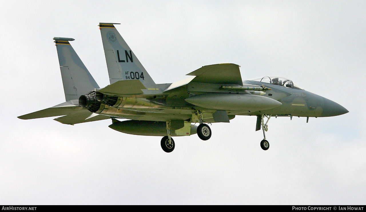 Aircraft Photo of 84-0004 / AF84-004 | McDonnell Douglas F-15C Eagle | USA - Air Force | AirHistory.net #688056