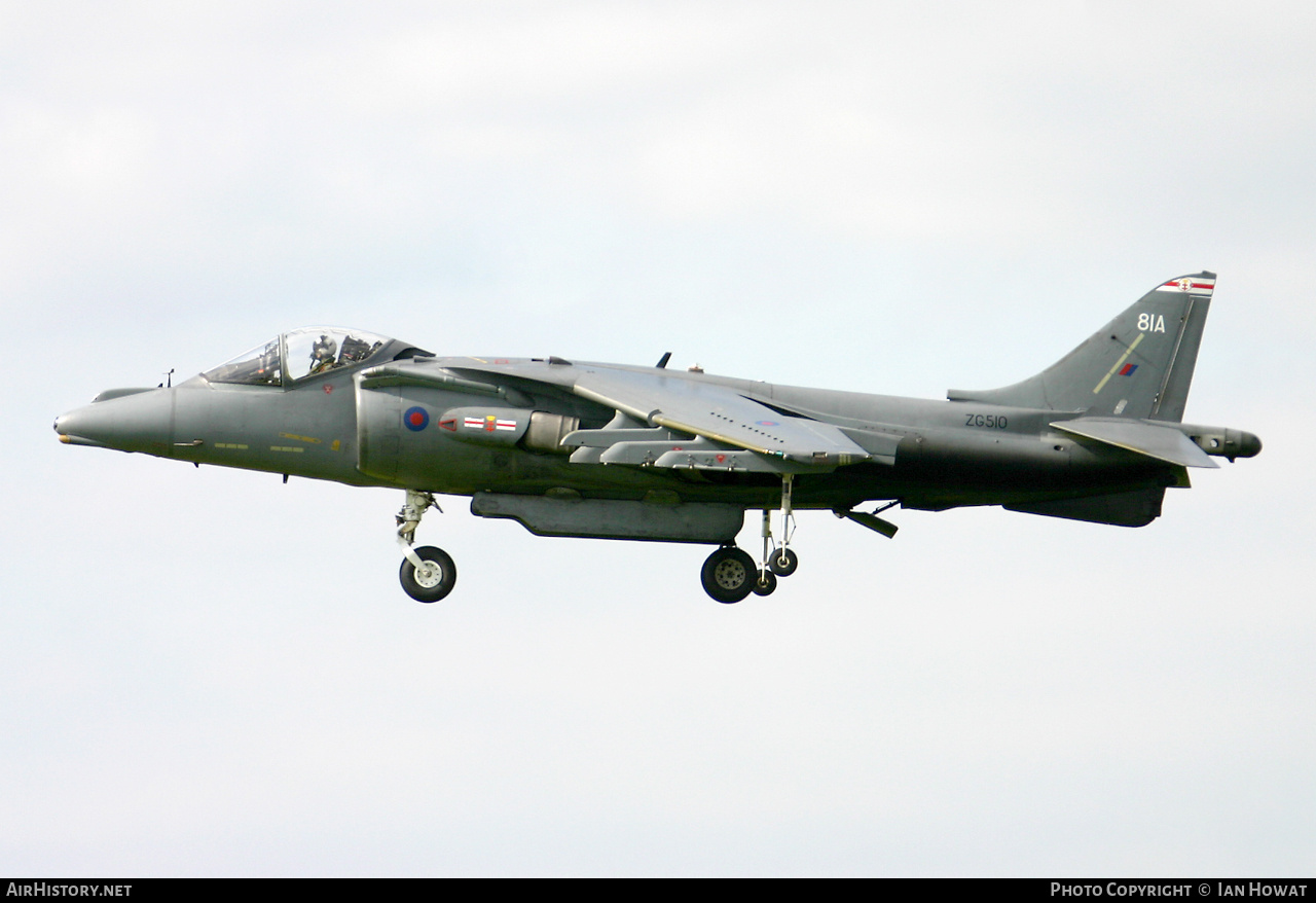 Aircraft Photo of ZG510 | British Aerospace Harrier GR7 | UK - Air Force | AirHistory.net #688066