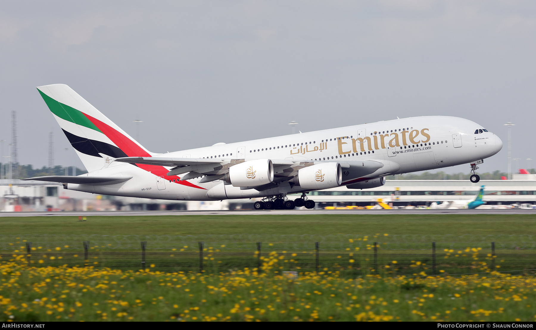 Aircraft Photo of A6-EOP | Airbus A380-861 | Emirates | AirHistory.net #688067