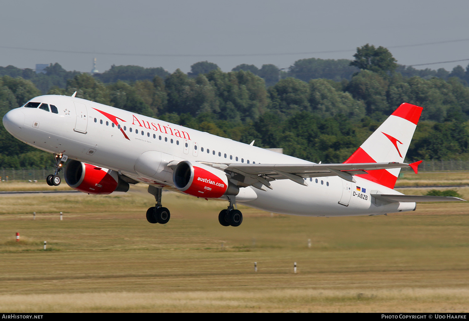 Aircraft Photo of D-ABZB | Airbus A320-216 | Austrian Airlines | AirHistory.net #688076