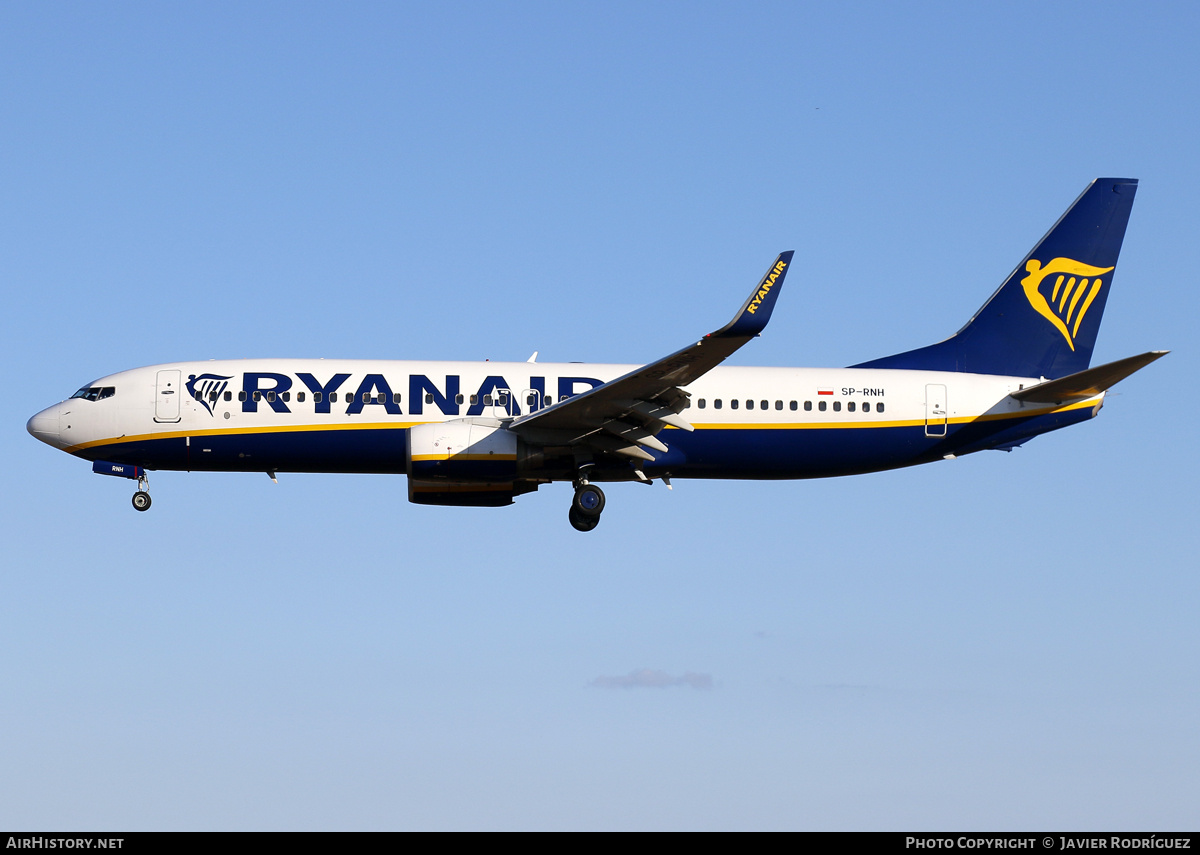 Aircraft Photo of SP-RNH | Boeing 737-8AS | Ryanair | AirHistory.net #688085
