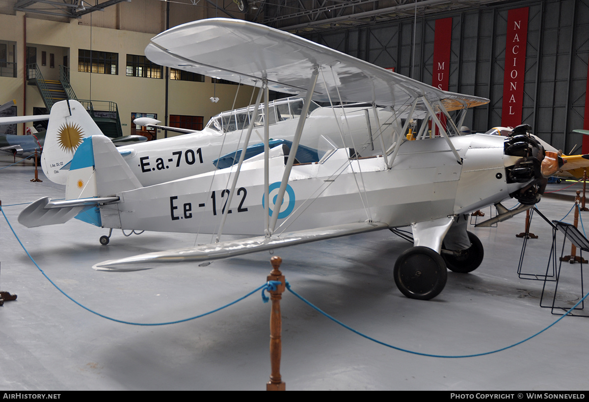 Aircraft Photo of E.E-122 | Focke-Wulf Fw-44J Stieglitz | Argentina - Air Force | AirHistory.net #688090