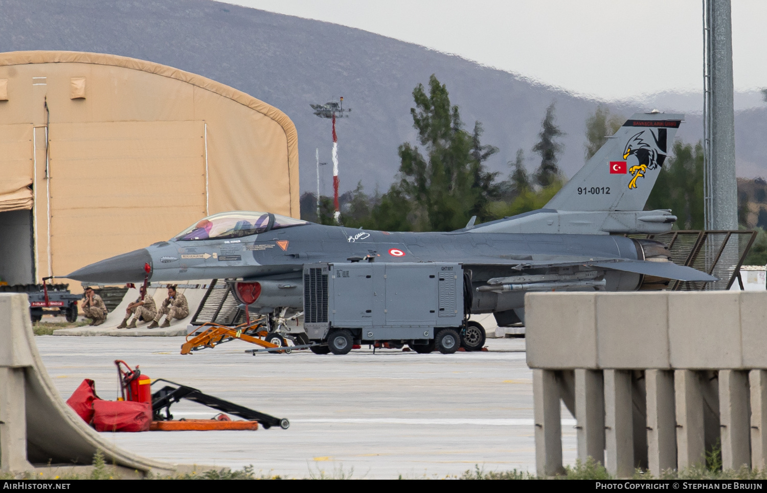 Aircraft Photo of 91-0012 | General Dynamics F-16CG Fighting Falcon | Turkey - Air Force | AirHistory.net #688167