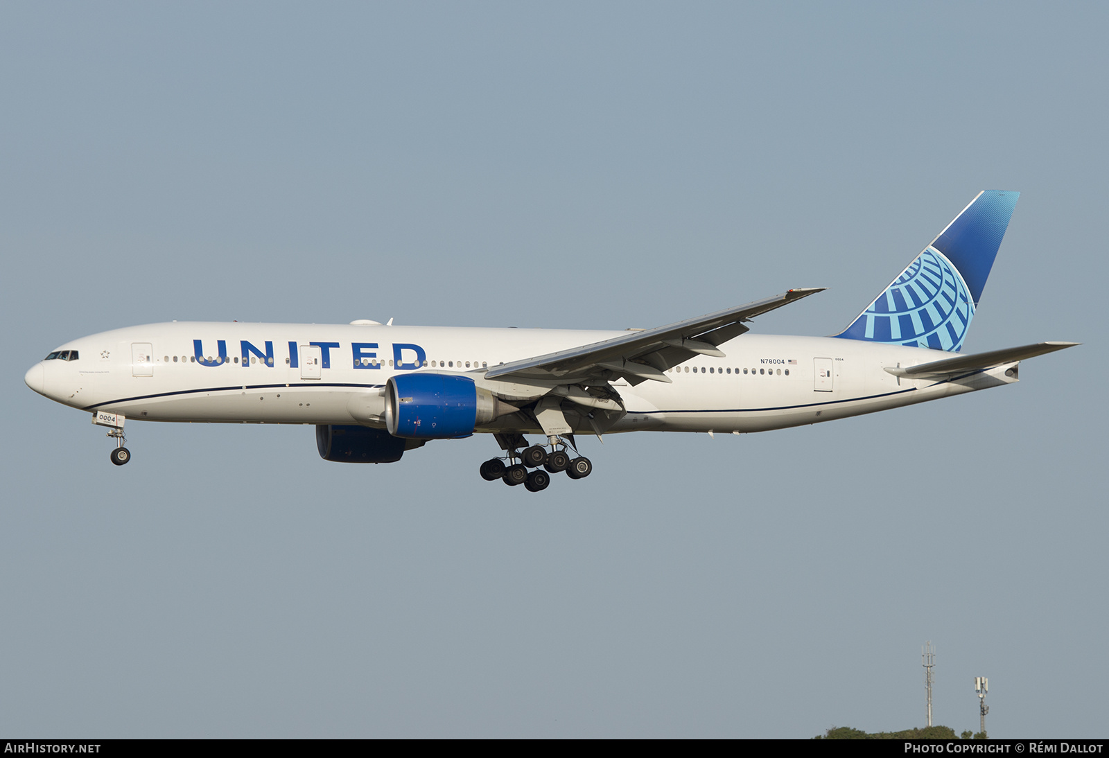 Aircraft Photo of N78004 | Boeing 777-224/ER | United Airlines | AirHistory.net #688205