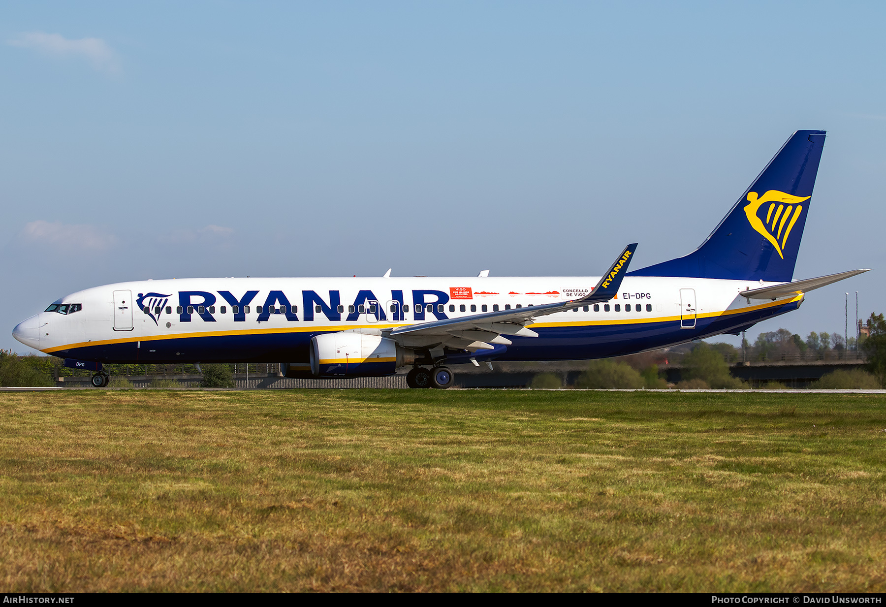 Aircraft Photo of EI-DPG | Boeing 737-8AS | Ryanair | AirHistory.net #688227