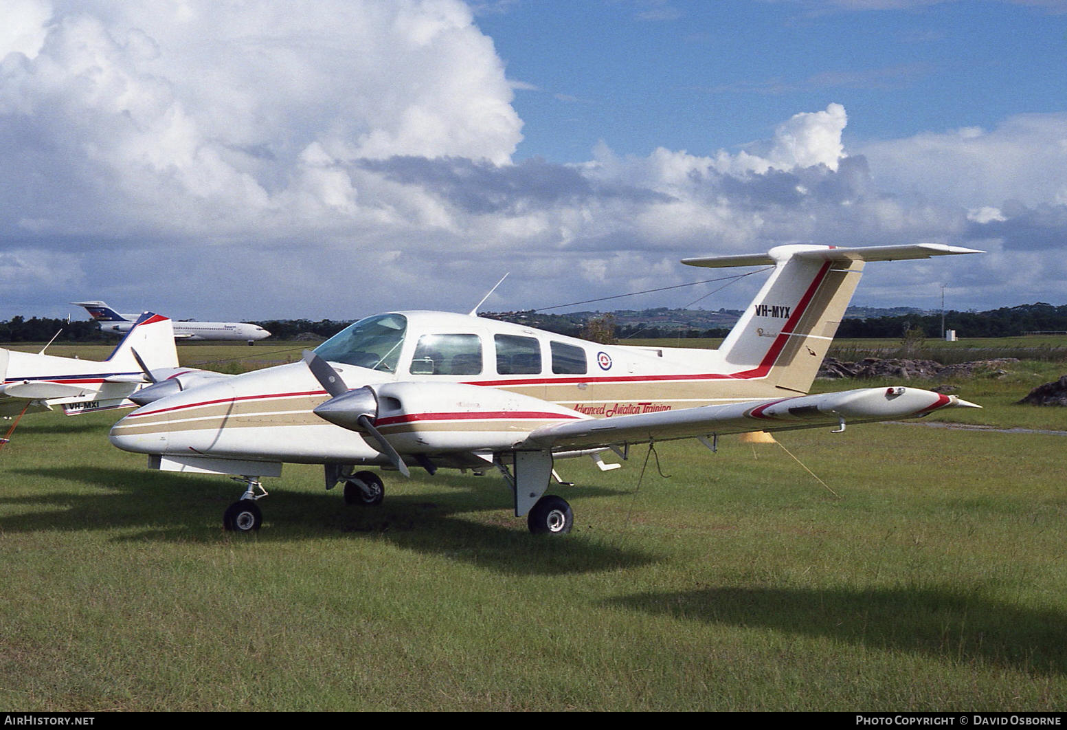 Aircraft Photo of VH-MYX | Beech 76 Duchess | Advanced Aviation Training | AirHistory.net #688258