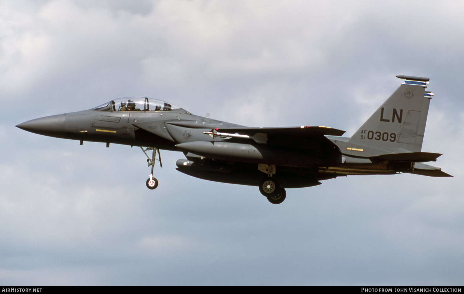 Aircraft Photo of 91-0309 / AF91-0309 | McDonnell Douglas F-15E Strike Eagle | USA - Air Force | AirHistory.net #688275