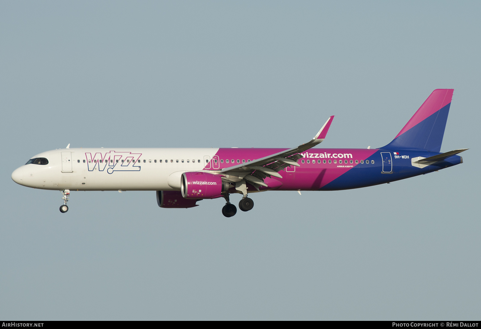 Aircraft Photo of 9H-WDH | Airbus A321-271NX | Wizz Air | AirHistory.net #688289