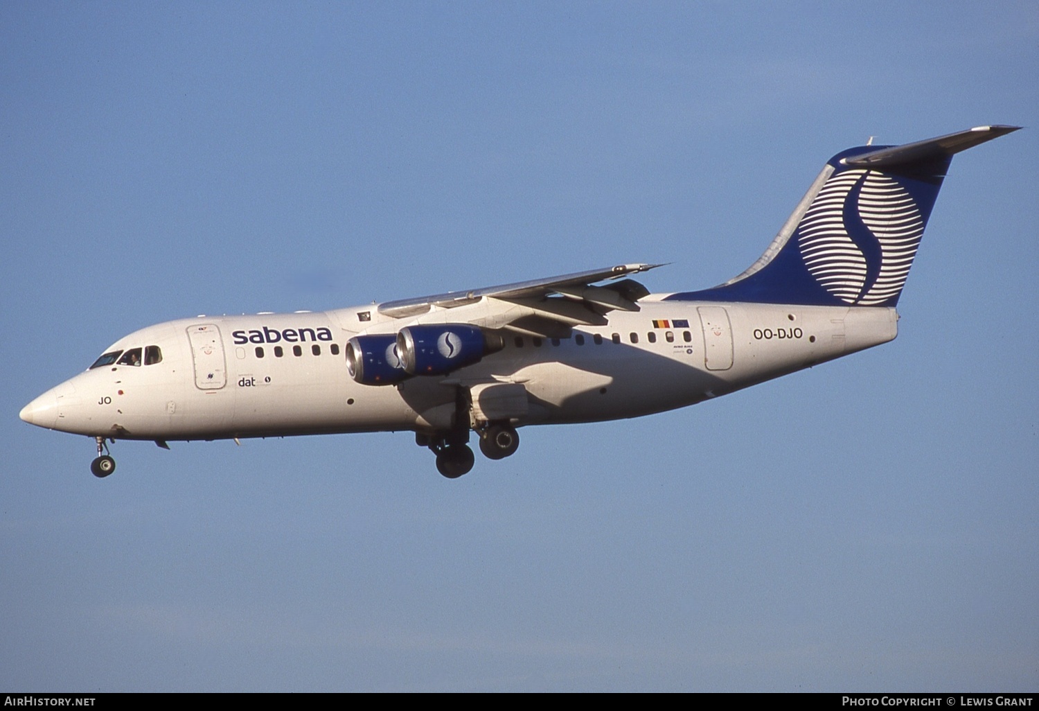 Aircraft Photo of OO-DJO | British Aerospace Avro 146-RJ85 | Sabena | AirHistory.net #688328
