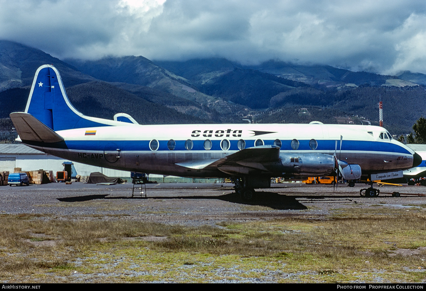 Aircraft Photo of HC-AVP | Vickers 785D Viscount | SAETA | AirHistory.net #688332