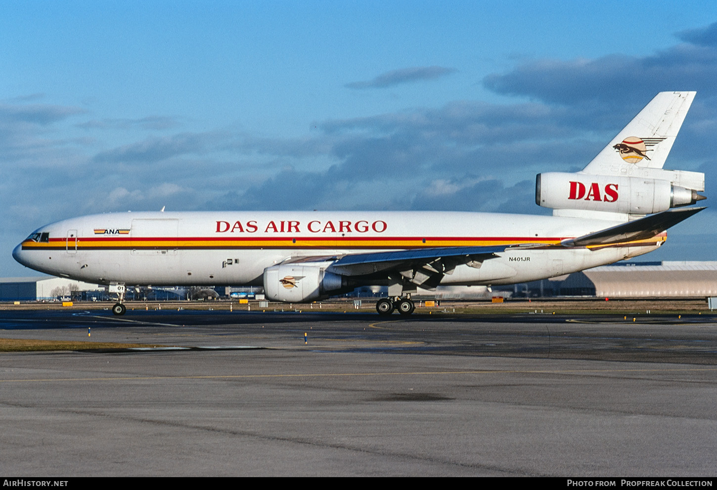 Aircraft Photo of N401JR | McDonnell Douglas DC-10-30(F) | DAS Air Cargo - Dairo Air Services | AirHistory.net #688398
