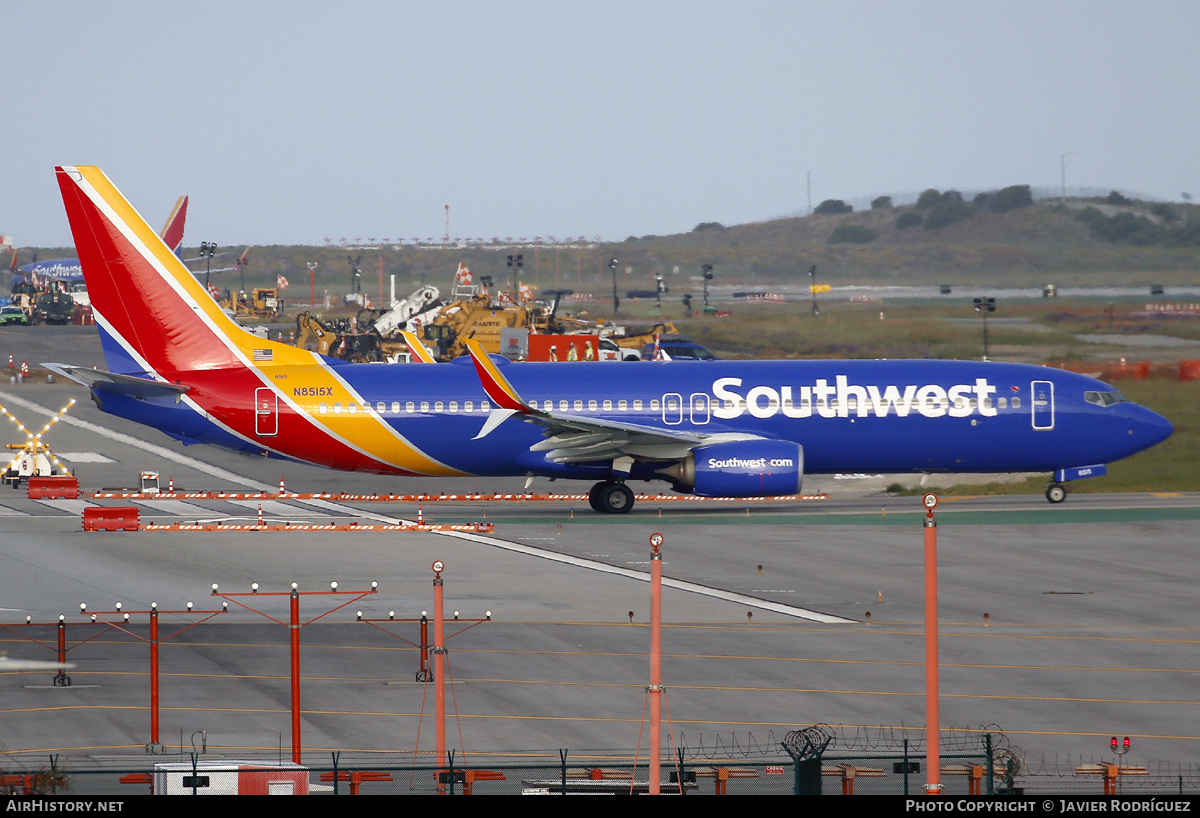 Aircraft Photo of N8515X | Boeing 737-8H4 | Southwest Airlines | AirHistory.net #688422