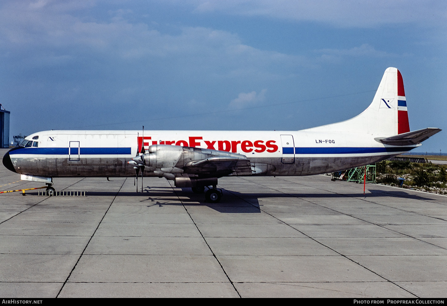 Aircraft Photo of LN-FOG | Lockheed L-188A(F) Electra | EuroExpress | AirHistory.net #688433