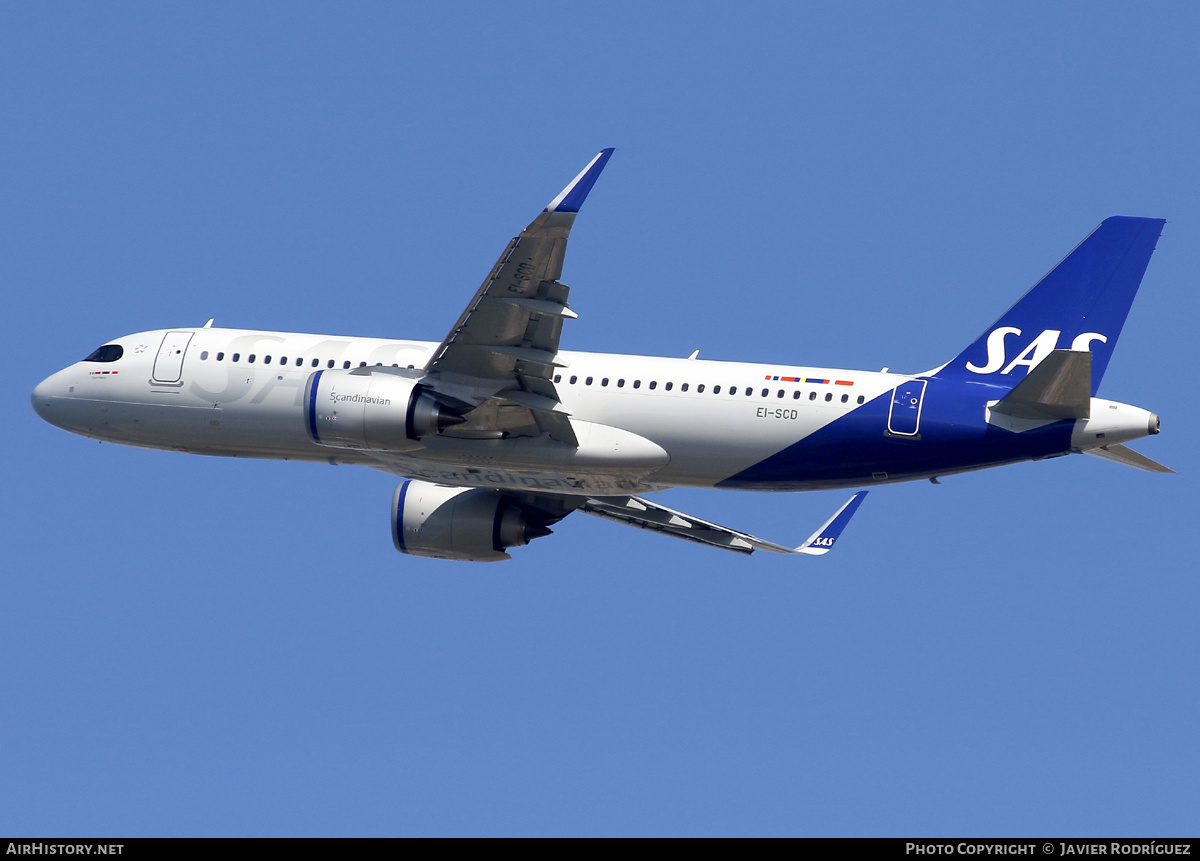 Aircraft Photo of EI-SCD | Airbus A320-251N | Scandinavian Airlines - SAS | AirHistory.net #688437