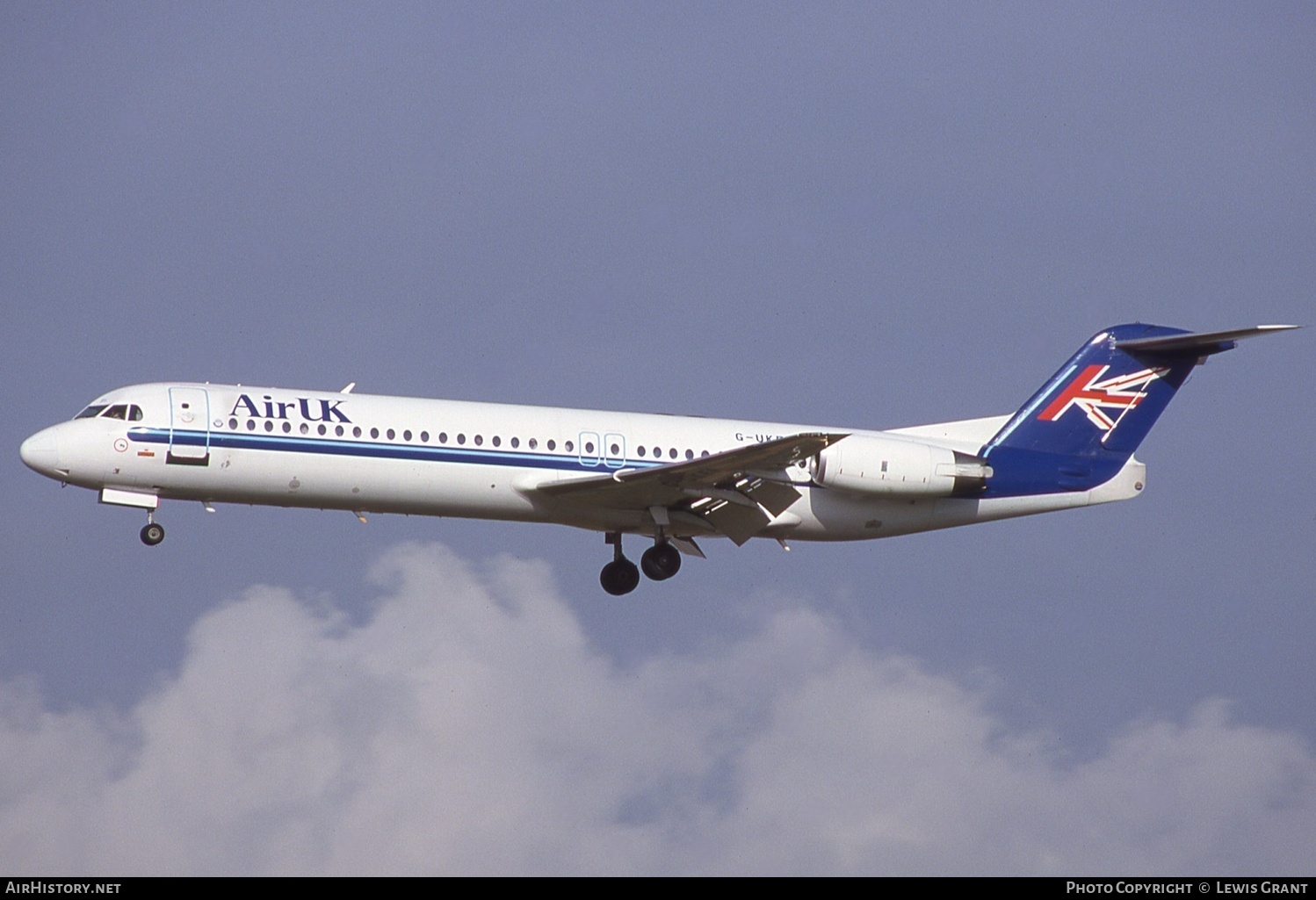 Aircraft Photo of G-UKFI | Fokker 100 (F28-0100) | Air UK | AirHistory.net #688446