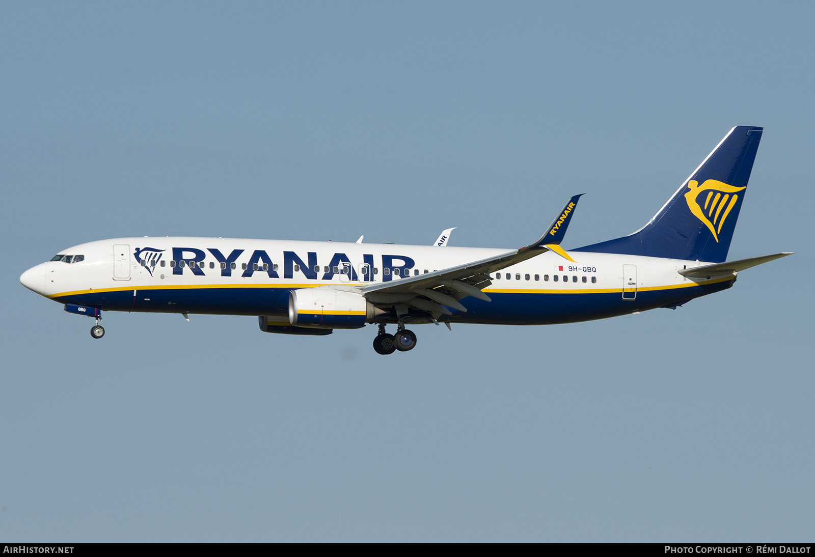 Aircraft Photo of 9H-QBQ | Boeing 737-8AS | Ryanair | AirHistory.net #688486