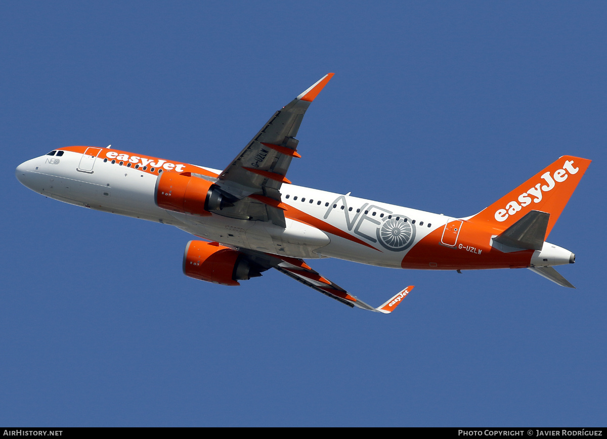 Aircraft Photo of G-UZLW | Airbus A320-251N | EasyJet | AirHistory.net #688493