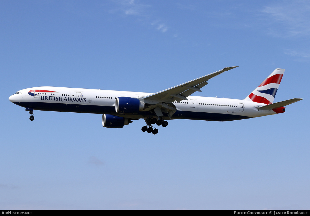 Aircraft Photo of G-STBO | Boeing 777-300/ER | British Airways | AirHistory.net #688495