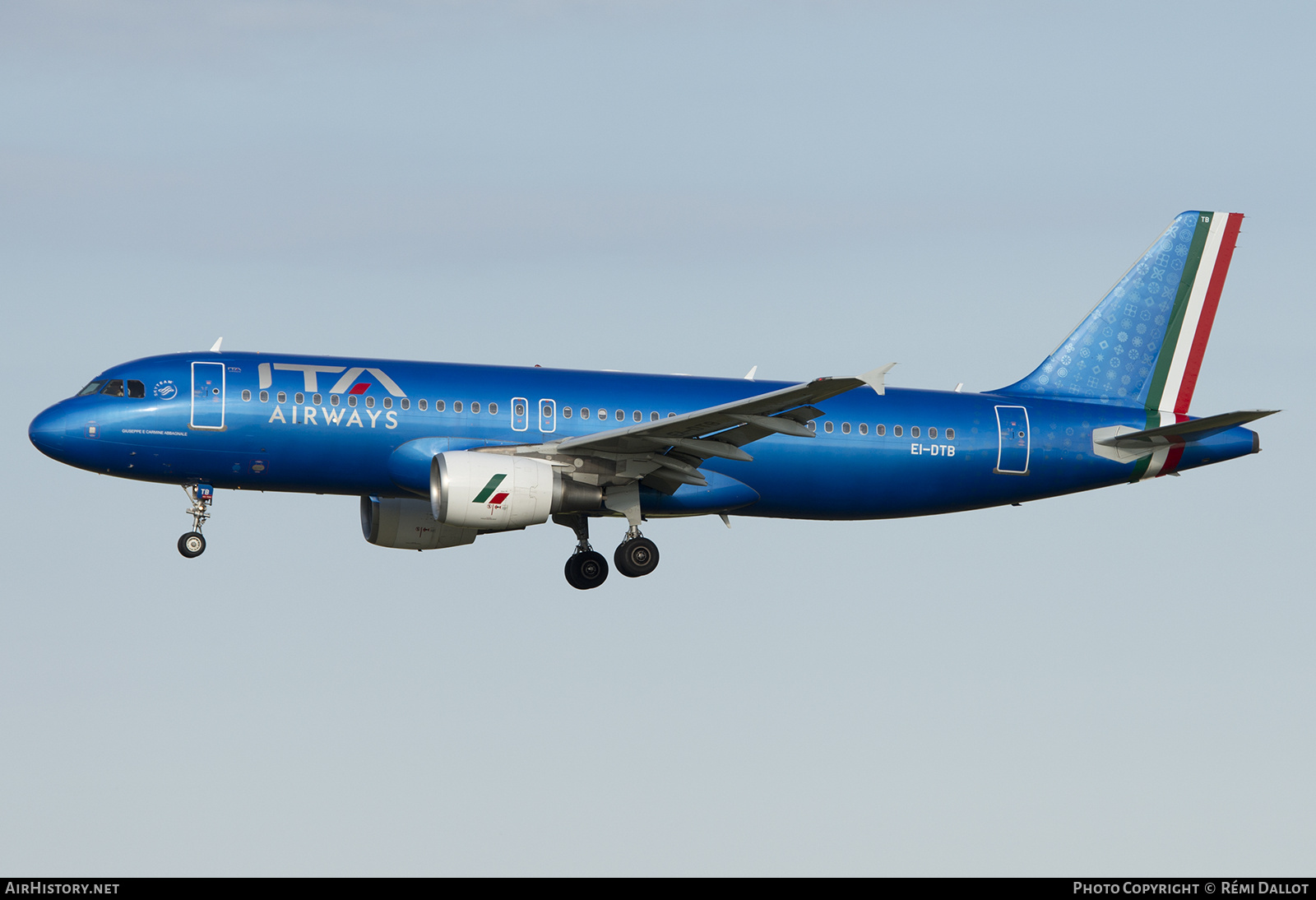 Aircraft Photo of EI-DTB | Airbus A320-216 | ITA Airways | AirHistory.net #688511