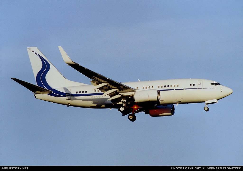 Aircraft Photo of HL7770 | Boeing 737-7EG BBJ | AirHistory.net #688517